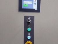 HMI connected to PLC for machine controls & diagnostics